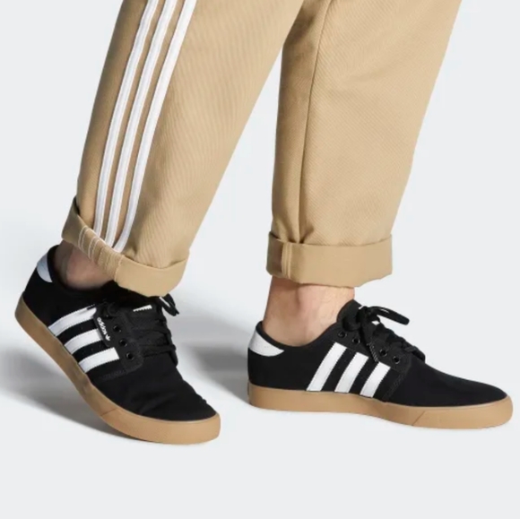 adidas Other - Addidas "Seeley" black sude sneaker